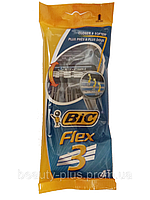 BIC® чоловічі одноразові верстати BIC® 3 Flex 1уп/4 шт.