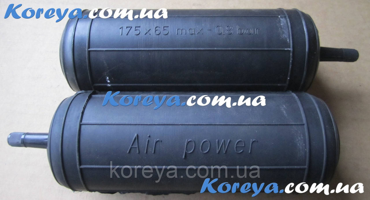 Комплект пневмоподушок Хюндай I-30, Кіа Ceed, з нижнім ніпелем у задні пружини, фото 1