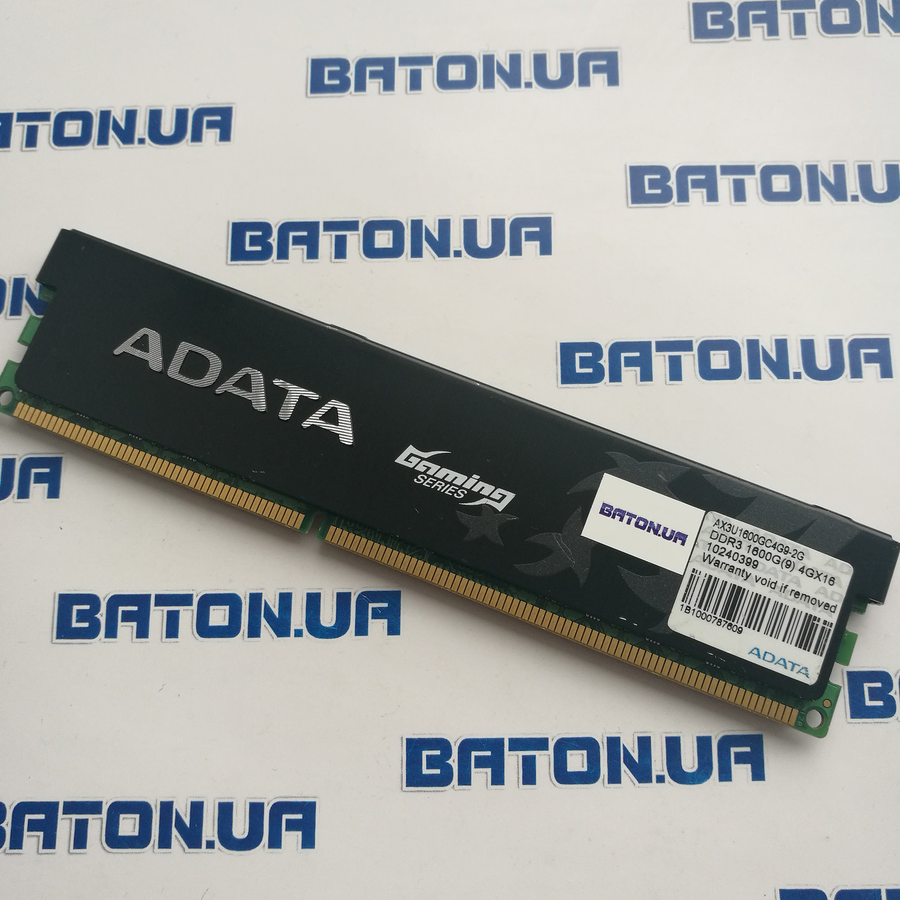 Игровая оперативная память Adata Gaming Series DDR3 4Gb 1600MHz PC3 12800U CL9 (AX3U1600GC4G9-2G)