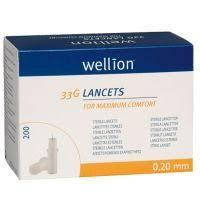 Ланцеты Wellion 33 G №200 (200 шт.)