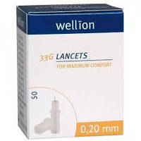 Ланцеты Wellion 33 G №50 (50 шт.)