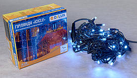 Світлодіодна гірлянда DELUX є icicle 18 flash 2 х 0,7 м 75LED Білий/Чорний