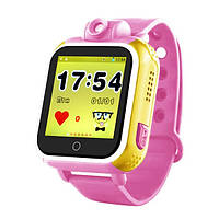 Дитячий годинник-телефон Smart Watch Q200 рожевий