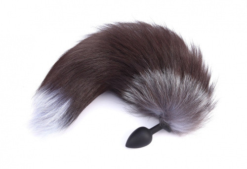 Анальна пробка з хвостиком песця Pet Mini, фото 1