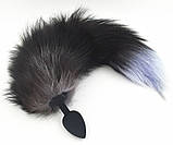 Анальна пробка з хвостиком песця Pet Mini, фото 3