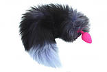 Анальна пробка з хвостиком песця Pet Mini, фото 4