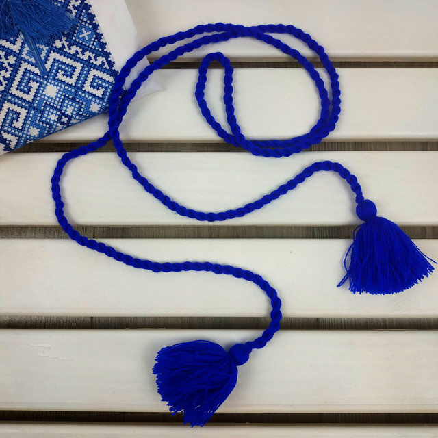 Пояс пензлик синій