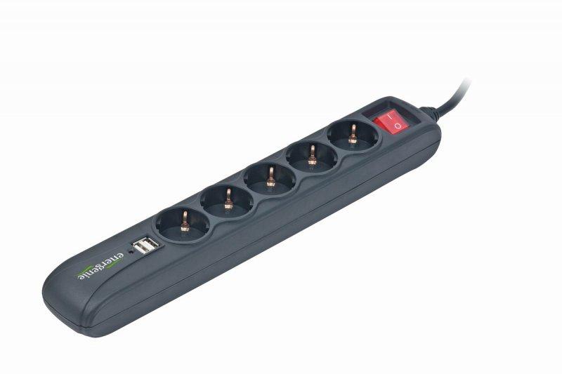 Мережевий фільтр EnerGenie — SPG5-U2-5 з USB-портами
