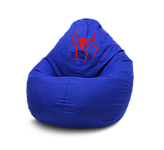 Крісло мішок "Spider-Man. Classic logo" Оксфорд синій