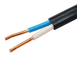 Кабель силовий ВВГ 2х1,5 мм² жорсткий з мідними жилами, Одескабель