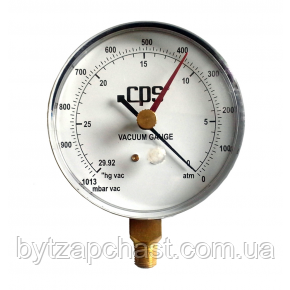 Вакуумметр RGBAR механічний діаметр 80 мм, фото 1