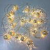 Гірлянда MHZ LED 20 WW metal Warm White, фото 2