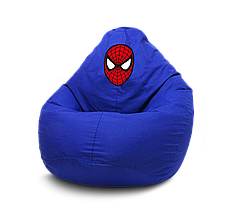 Крісло мішок "Spider-Man. Mask" Окфорд синій