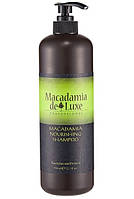 Питательный шампунь с маслом макадамии De Luxe Professional Macadamia Nourishing Shampoo 1000 ml