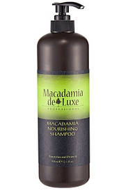 Поживний шампунь з маслом макадамії De Luxe Professional Macadamia Nourishing Shampoo 1000 ml