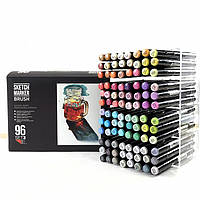 Набор маркеров SKETCHMARKER BRUSH 96 set 3 - (96 маркеров в пластиковом кейсе)