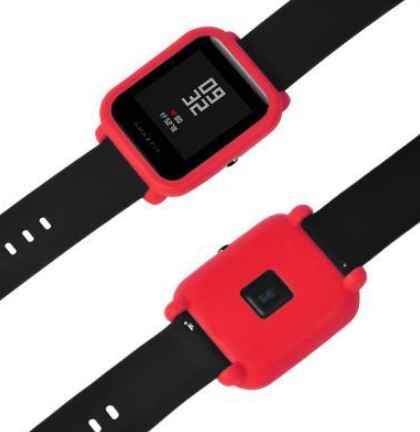 Захисний чохол Tamister для Xiaomi Amazfit Bip / Lite силіконовий Червоний 1853P