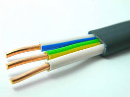 Кабель силовий мідний моноліт ВВГп нгд 3х2,5 ЗЗКМ