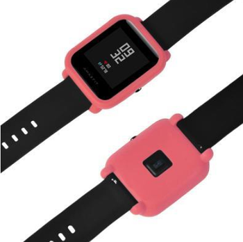 Захисний чохол Tamister для Xiaomi Amazfit Bip / Lite силіконовий Рожевий 1853P