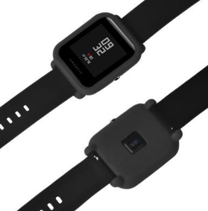 Захисний чохол Tamister для Xiaomi Amazfit Bip / Lite силіконовий Чорний 1853P