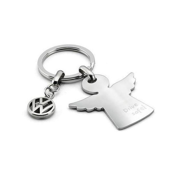 Genuine VOLKSWAGEN Stainless Steel 'VW' Logo Emblem Key Ring Chain  000087908