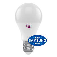 Лампа светодиодная ELM LED B60 12W E27 3000K PA10