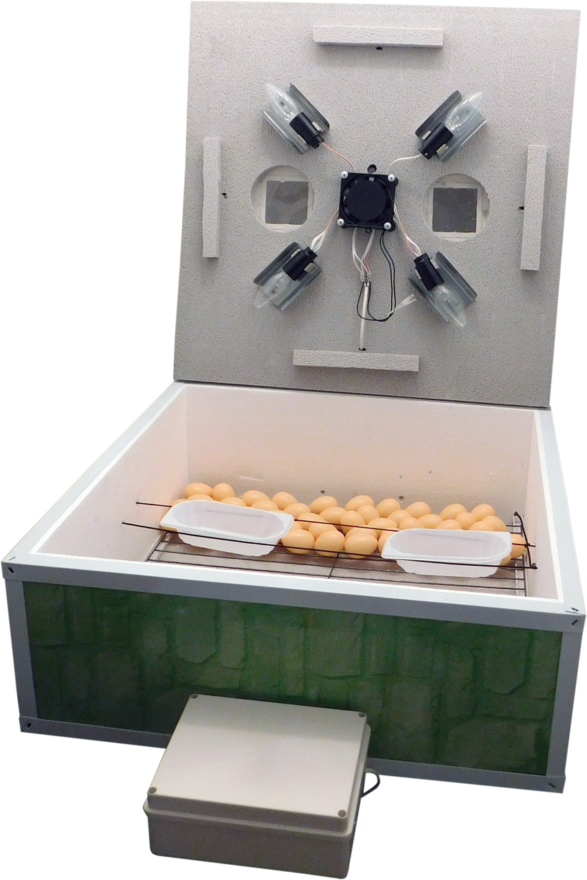 Інкубатор автоматичний «Курочка Ряба» ІБ-130Ц з вентилятором