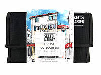 Набор маркеров SKETCHMARKER BRUSH 24 Outdoor Set - Плэнер (24 маркера + сумка)