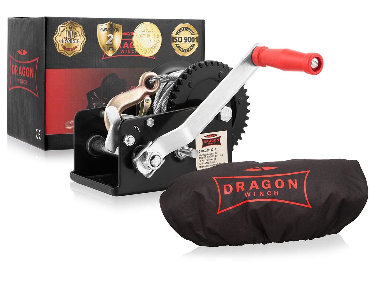 Ручна лебідка DRAGON 1133 кг, фото 1