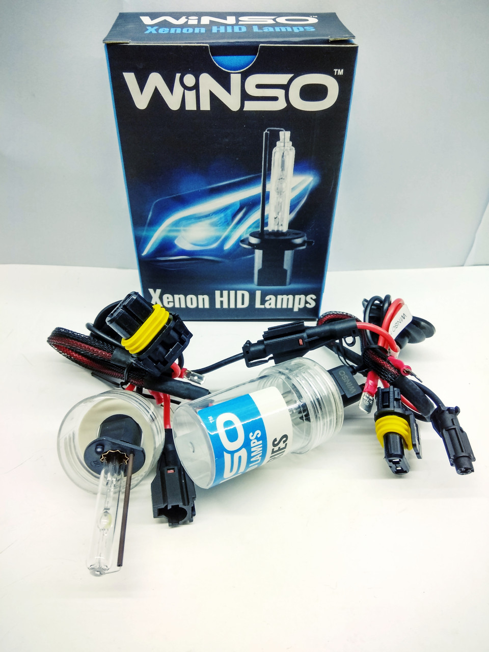 Лампа ксенонова Winso H1, 5000 K, 85V, 35W, P14.5s KET, 2 шт.