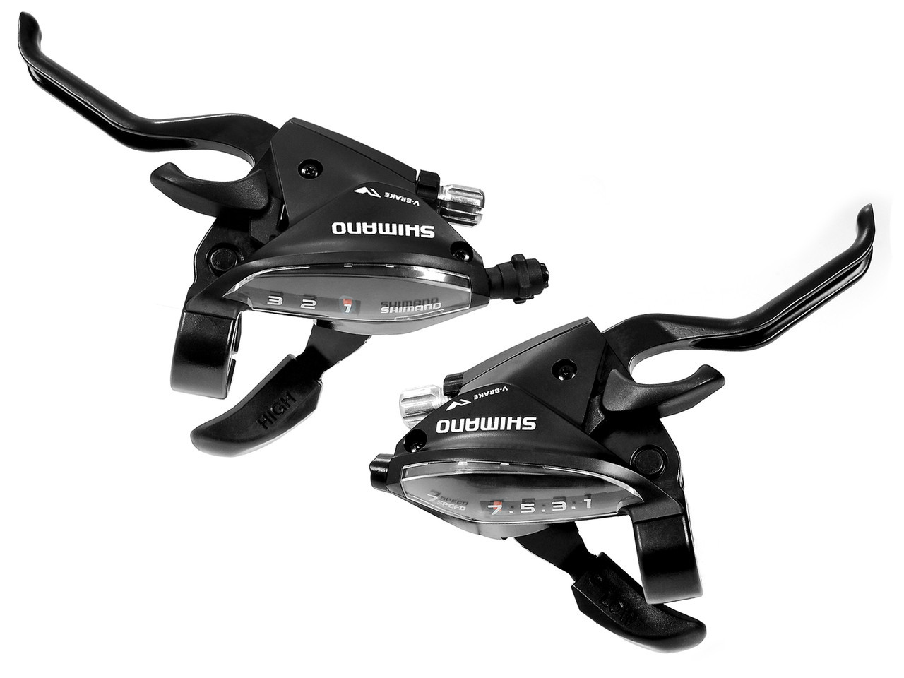 Манетки 7s SHIMANO ST-EF500-L/7R2A (пара)