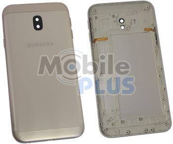 Батарейна кришка для Samsung J330 Galaxy J3 2017 Gold, фото 1