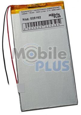 Акумулятор з контролером універсальний 140*75*3mm (Li-ion, 3.7V, 4050 mAh), фото 1