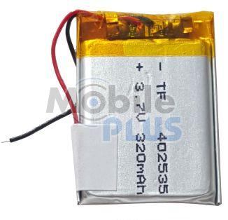 Акумулятор з контролером універсальний 35 mm * 25 mm * 4 mm (Li-ion, 3,7V, 300 mAh)