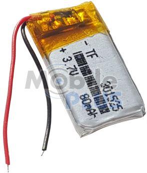 Акумулятор з контролером універсальний 25*15*3 mm (Li-ion, 3.7V, 100mAh), фото 1