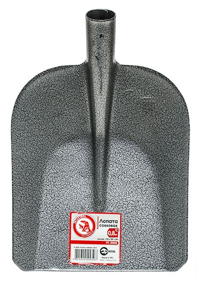 Лопата совкова 0,8 кг INTERTOOL FT-2005