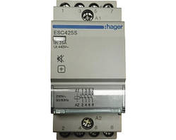 ESC425S Контактор безшумний 25A, 4Н.В, 230В Hager