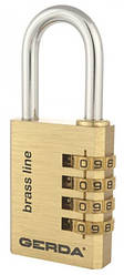 Замок навісний Gerda KMS 3045 S30 ( кодовий)