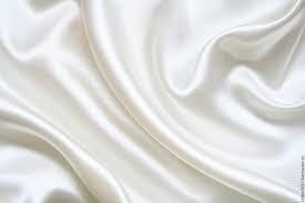 Атлас стрейч тканина білий