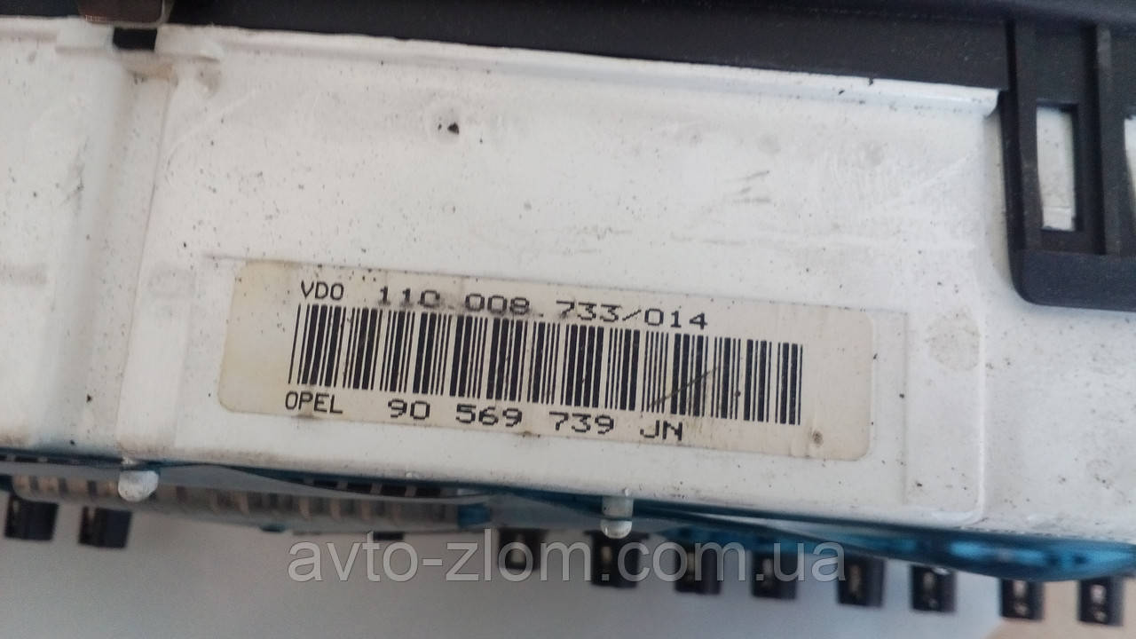 Щиток, панель приборов Opel Vectra B, Вектра Б 2,0 DTI. 90569739JN. - фото 2 - id-p824302504