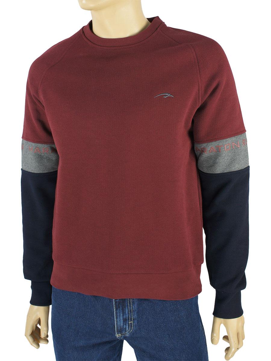 Турецька чоловіча толстовка Maraton W1817106 Bordo, фото 1