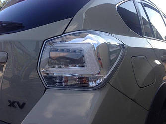 Діодні ліхтарі LED тюнінг оптика Subaru XV хром