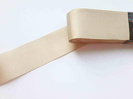 Тасьма стрічка репсова Стрічка репсова 4 см 40 мм бежева 06. Туреччина