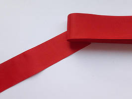 Тасьма репсова стрічка широка Стрічка репсова OZ-IS 4см (38мм), червона яскрава. Туреччина