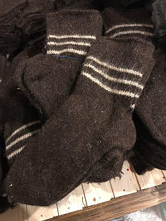 Чоловічі шкарпетки з собачої шерсті