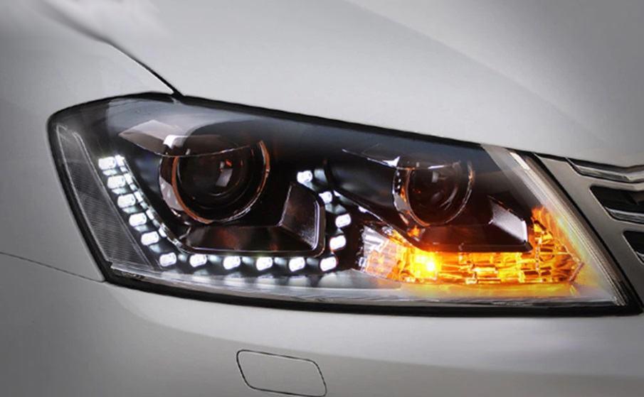 Передні фари Led тюнінг оптика Volkswagen Passat B7 ксенон