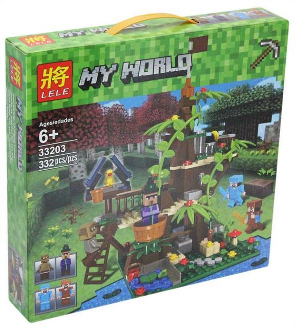 Конструктор Lele 33203 Майнкрафт "Будиночок Відьми" 332 деталей. (Аналог Lego Minecraft)