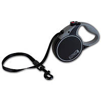 Повідець-рулетка KONG Terrain для собак до 20 кг — 5 м — чорний