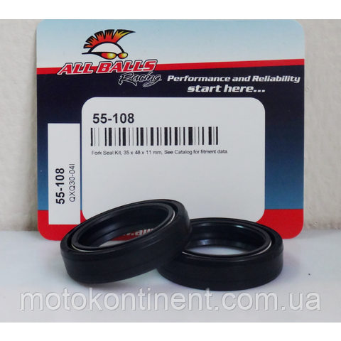 Сальники вилки 35x48x11 ALLBALLS 55-108 BMW  K1200/Harley Davidson YAMAHA XJ/KAWASAKI GPZ