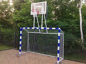 Ворота для міні футболу та гандболу з баскетбольним щитом, фото 2